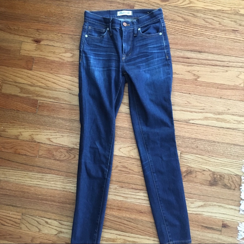 Madewell high riser skinny jeans sz 24